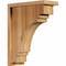 Ekena Millwork Pescadero Rough Sawn Corbel w/Backplate, Western Red Cedar, 6"W x 14"D x 18"H COR06X14X18PEC01RWR - alternate 1